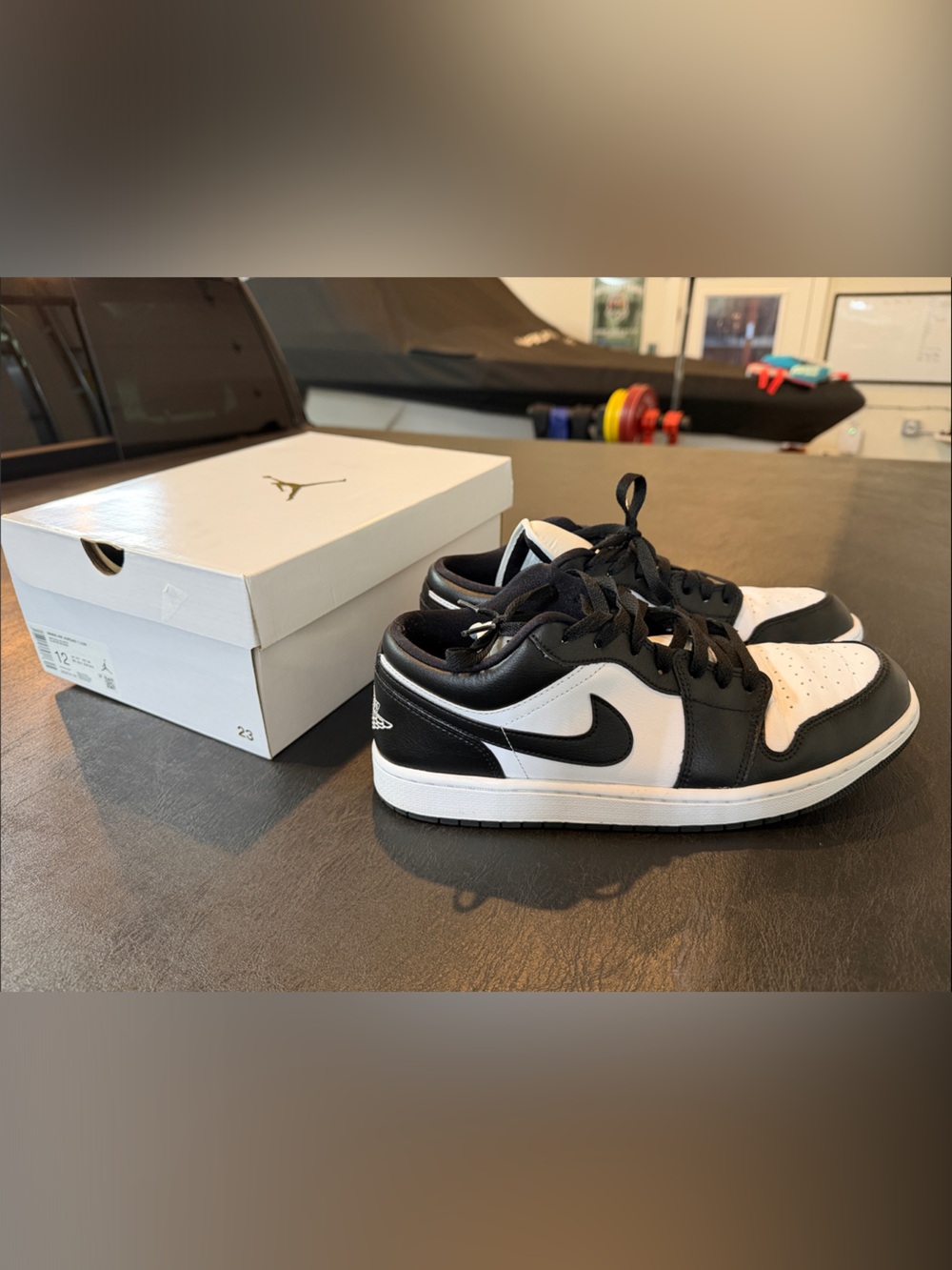 Jordan 1 Black and White Low-Top Sneakers